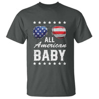 Funny All American Baby 4th Of July T Shirt Family Matching Sunglasses - Wonder Print Shop