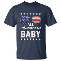 Funny All American Baby 4th Of July T Shirt Family Matching Sunglasses - Wonder Print Shop