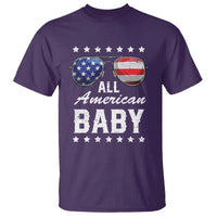Funny All American Baby 4th Of July T Shirt Family Matching Sunglasses - Wonder Print Shop