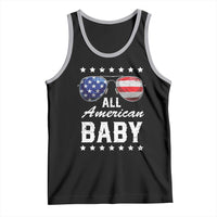 Funny All American Baby 4th Of July Tank Top Family Matching Sunglasses - Wonder Print Shop