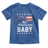 Funny All American Baby 4th Of July Toddler T Shirt Family Matching Sunglasses - Wonder Print Shop