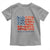 Funny 4th Of July Pregnancy Announcement Toddler T Shirt Growing An American Baby USA Flag Flowers - Wonder Print Shop