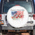 Funny 4th Of July Pregnancy Announcement Spare Tire Cover Growing An American Baby USA Flag - Wonder Print Shop