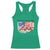 Funny 4th Of July Pregnancy Announcement Racerback Tank Top Growing An American Baby USA Flag - Wonder Print Shop