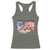 Funny 4th Of July Pregnancy Announcement Racerback Tank Top Growing An American Baby USA Flag - Wonder Print Shop