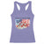 Funny 4th Of July Pregnancy Announcement Racerback Tank Top Growing An American Baby USA Flag - Wonder Print Shop