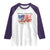 Funny 4th Of July Pregnancy Announcement Raglan Shirt Growing An American Baby USA Flag - Wonder Print Shop
