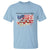 Funny 4th Of July Pregnancy Announcement T Shirt Growing An American Baby USA Flag - Wonder Print Shop