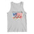 Funny 4th Of July Pregnancy Announcement Tank Top Growing An American Baby USA Flag - Wonder Print Shop