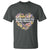 Funny Radicalized By Basic Decency Democracy T Shirt Women Floral Heart - Wonder Print Shop