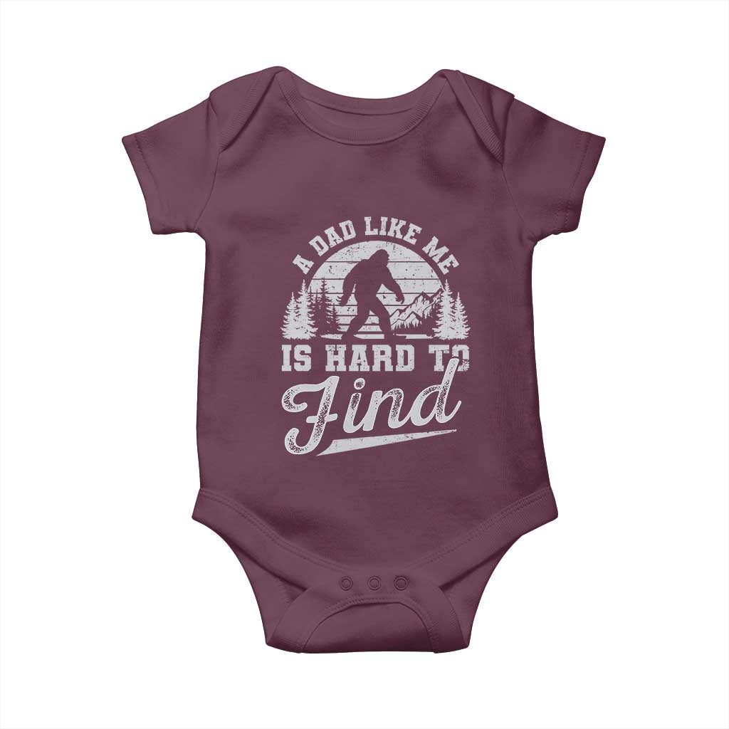 Funny A Dad Like Me Is Hard To Find Baby Onesie Bigfoot Dad Fathers Day - Wonder Print Shop
