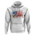 Funny 4th Of July Land Of The Free Because Of The Brave Hoodie American Flag Flowers - Wonder Print Shop