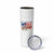 Funny 4th Of July Land Of The Free Because Of The Brave Skinny Tumbler American Flag Flowers - Wonder Print Shop