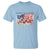 Funny 4th Of July Land Of The Free Because Of The Brave T Shirt American Flag Flowers - Wonder Print Shop
