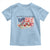 Funny 4th Of July Land Of The Free Because Of The Brave Toddler T Shirt American Flag Flowers - Wonder Print Shop