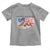 Funny 4th Of July Land Of The Free Because Of The Brave Toddler T Shirt American Flag Flowers - Wonder Print Shop