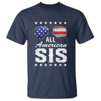 Funny All American Sis 4th Of July T Shirt Family Matching Sunglasses - Wonder Print Shop