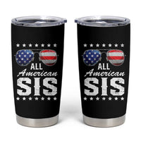 Funny All American Sis 4th Of July Tumbler Cup Family Matching Sunglasses - Wonder Print Shop