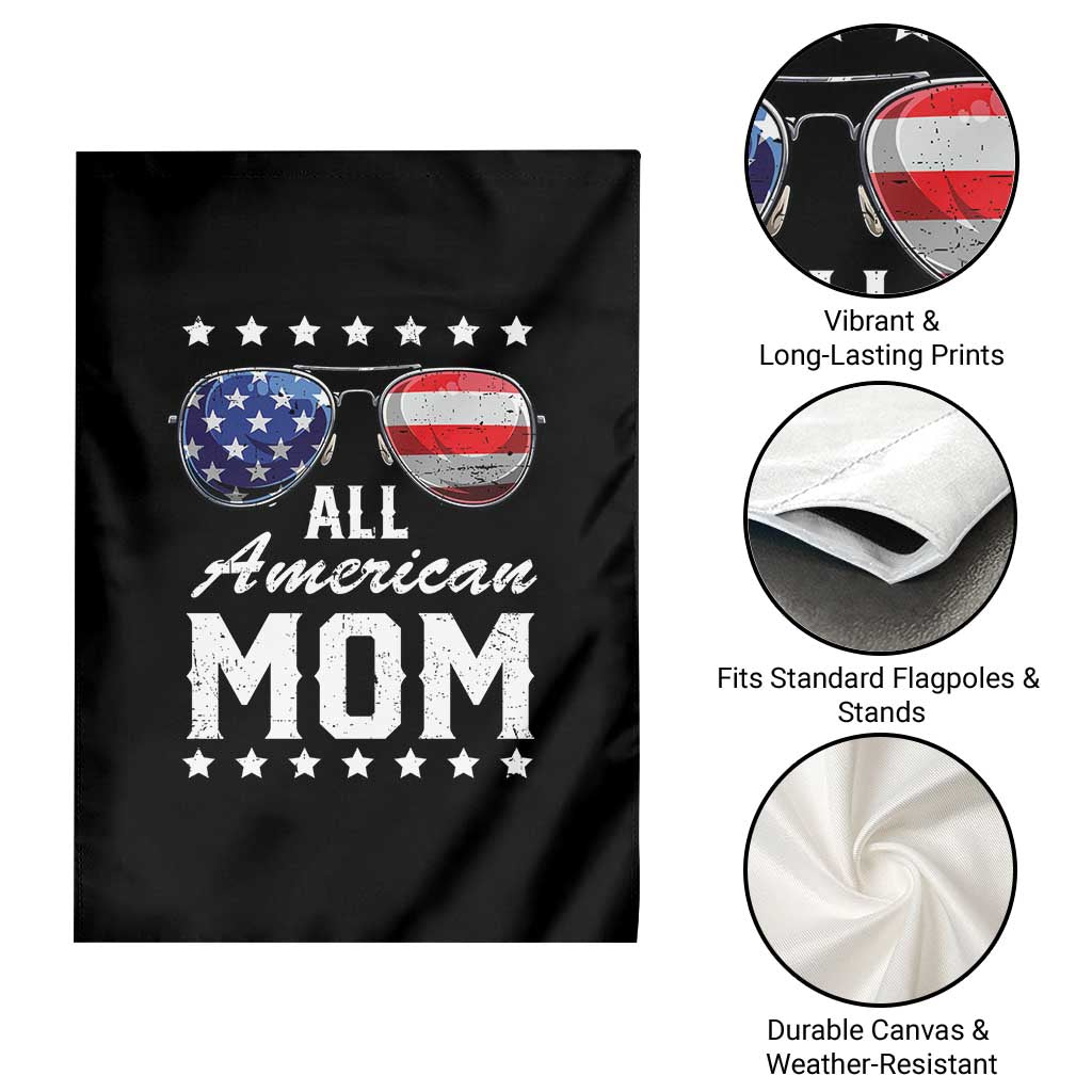 Funny All American Mom 4th Of July Garden Flag Family Matching Sunglasses - Wonder Print Shop