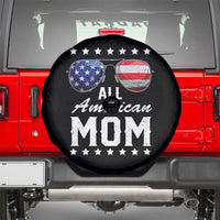 Funny All American Mom 4th Of July Spare Tire Cover Family Matching Sunglasses - Wonder Print Shop