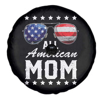 Funny All American Mom 4th Of July Spare Tire Cover Family Matching Sunglasses - Wonder Print Shop
