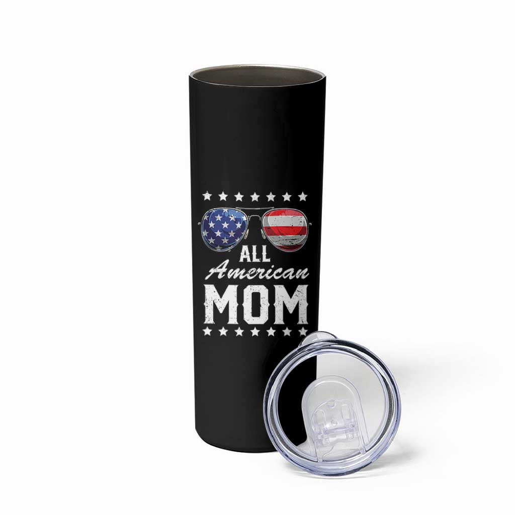 Funny All American Mom 4th Of July Skinny Tumbler Family Matching Sunglasses - Wonder Print Shop