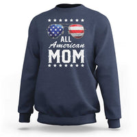 Funny All American Mom 4th Of July Sweatshirt Family Matching Sunglasses - Wonder Print Shop