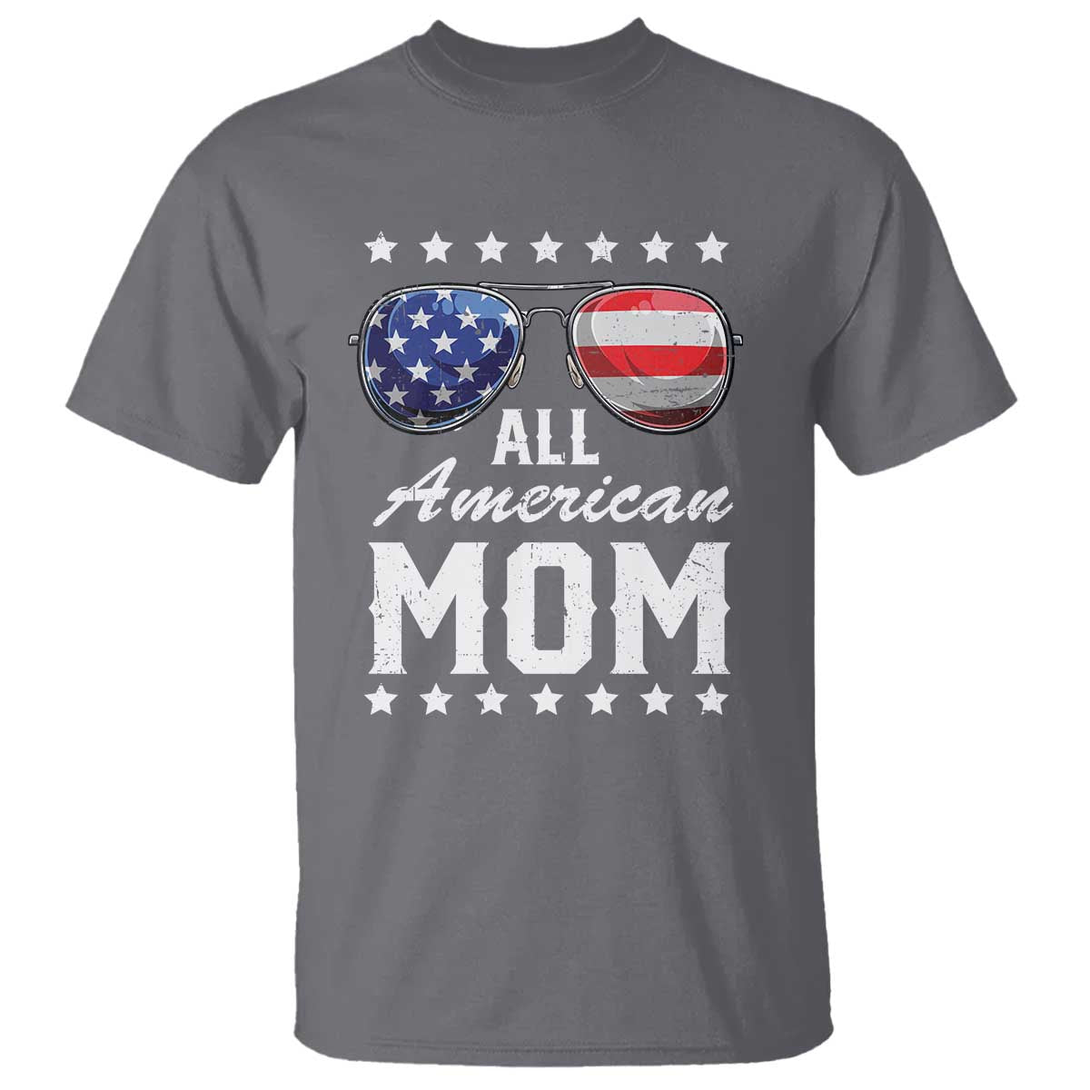 Funny All American Mom 4th Of July T Shirt Family Matching Sunglasses - Wonder Print Shop