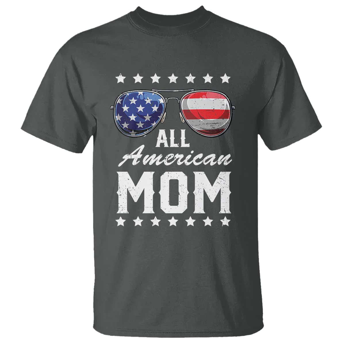 Funny All American Mom 4th Of July T Shirt Family Matching Sunglasses - Wonder Print Shop