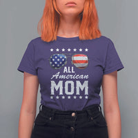 Funny All American Mom 4th Of July T Shirt For Women Family Matching Sunglasses - Wonder Print Shop