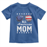 Funny All American Mom 4th Of July Toddler T Shirt Family Matching Sunglasses - Wonder Print Shop
