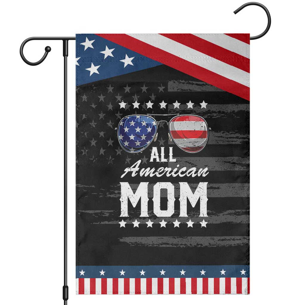 Funny All American Mom 4th Of July Garden Flag Family Matching Sunglasses