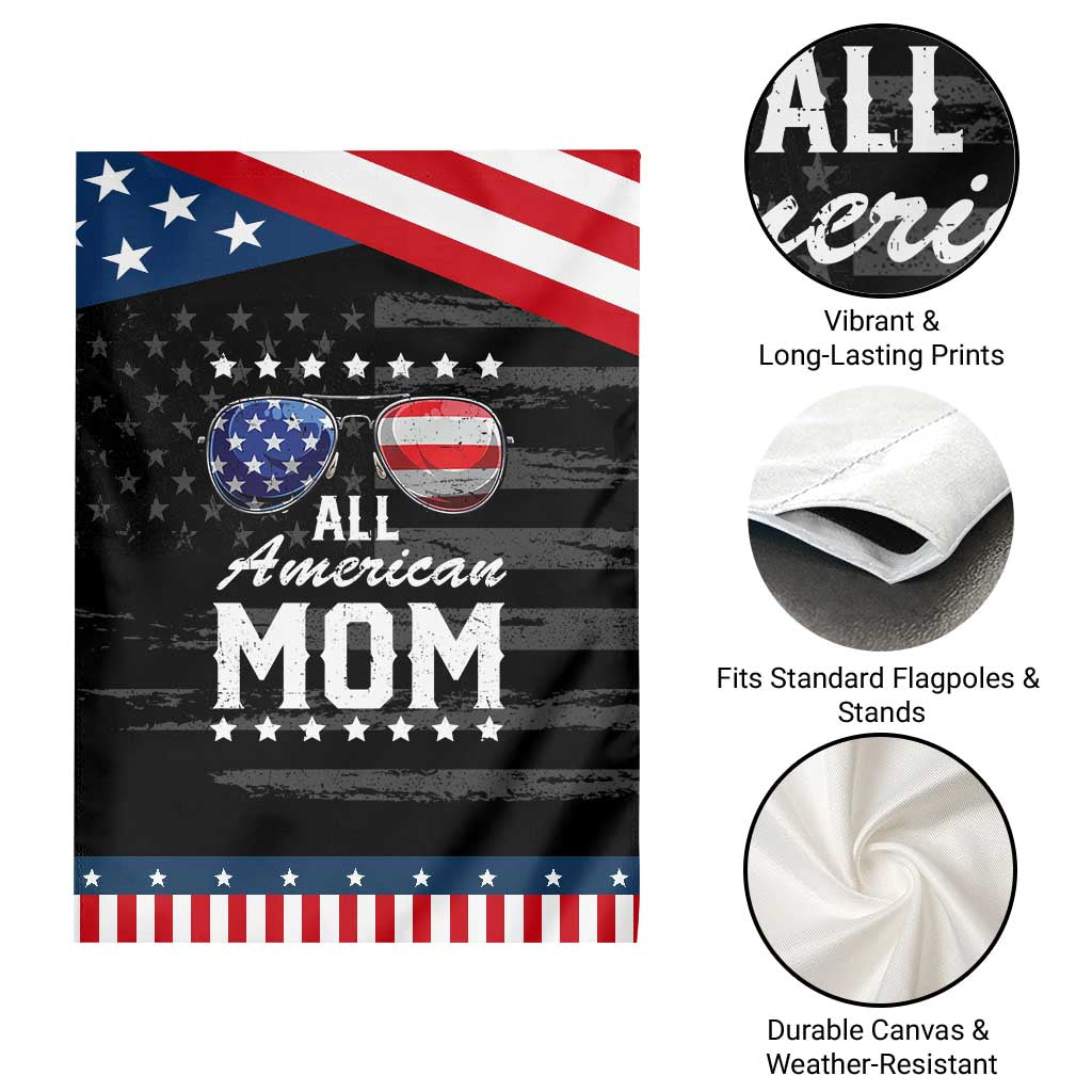 Funny All American Mom 4th Of July Garden Flag Family Matching Sunglasses