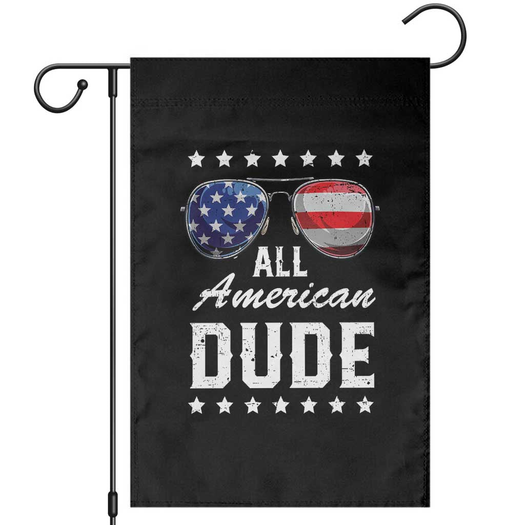 Funny All American Dude 4th Of July Garden Flag Family Matching Sunglasses - Wonder Print Shop