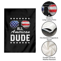 Funny All American Dude 4th Of July Garden Flag Family Matching Sunglasses - Wonder Print Shop