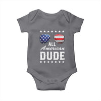 Funny All American Dude 4th Of July Baby Onesie Family Matching Sunglasses - Wonder Print Shop