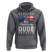 Funny All American Dude 4th Of July Hoodie Family Matching Sunglasses - Wonder Print Shop