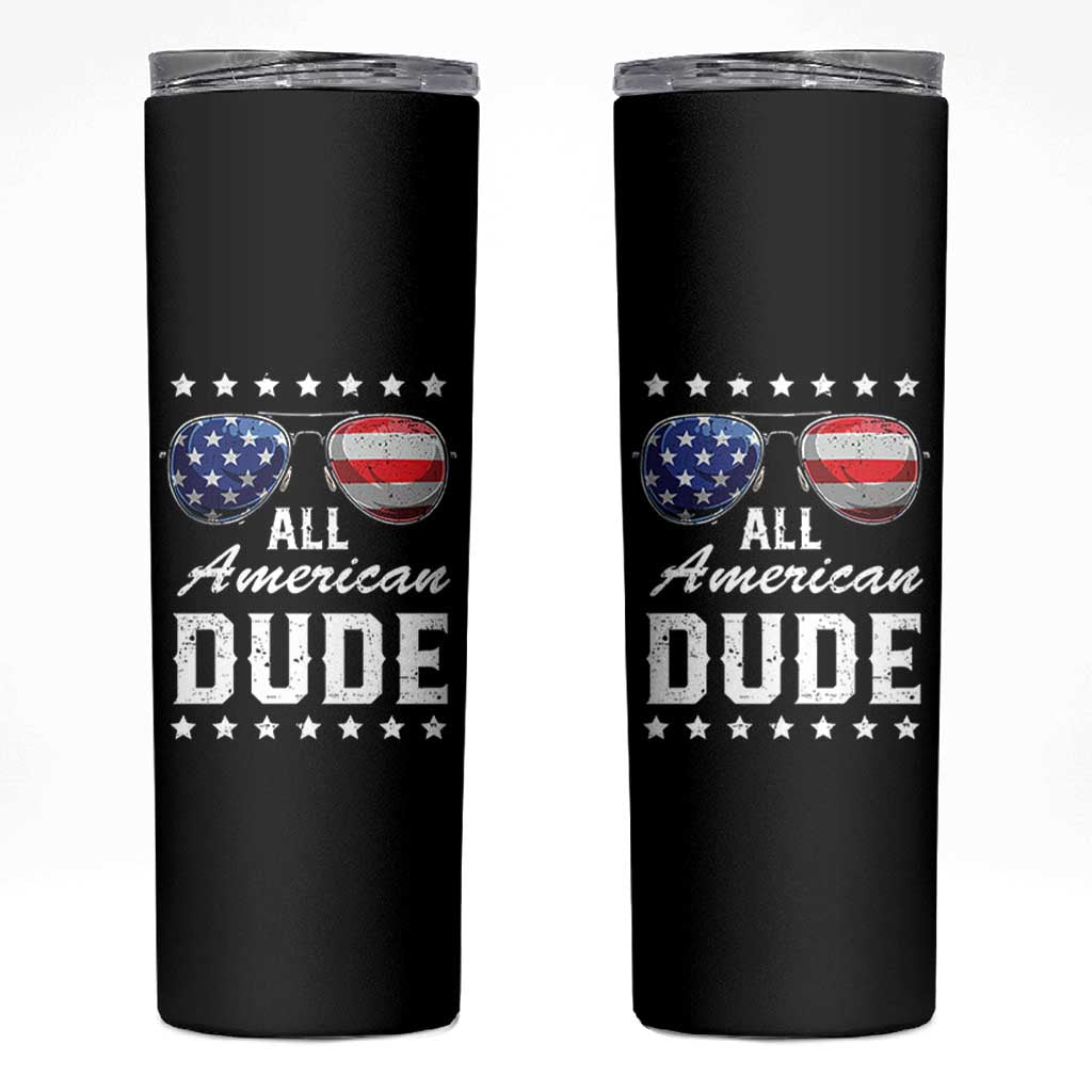 Funny All American Dude 4th Of July Skinny Tumbler Family Matching Sunglasses - Wonder Print Shop