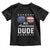 Funny All American Dude 4th Of July Toddler T Shirt Family Matching Sunglasses - Wonder Print Shop