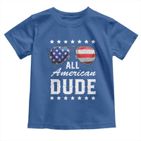 Funny All American Dude 4th Of July Toddler T Shirt Family Matching Sunglasses - Wonder Print Shop