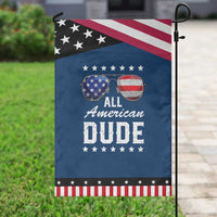 Funny All American Dude 4th Of July Garden Flag Family Matching Sunglasses