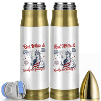 Red White and Not Really Feeling It Bullet Tumbler 4th of July Feminist Statue Of Liberty