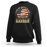 I Like My Coffee Black And My Tea In The Harbor Sweatshirt Funny US History