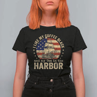 I Like My Coffee Black And My Tea In The Harbor T Shirt For Women Funny US History