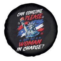 Can Someone Please Just Put A Woman in Charge Spare Tire Cover 4th of July Feminist