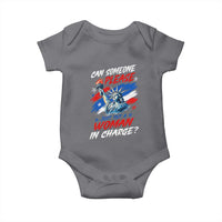 Can Someone Please Just Put A Woman in Charge Baby Onesie 4th of July Feminist