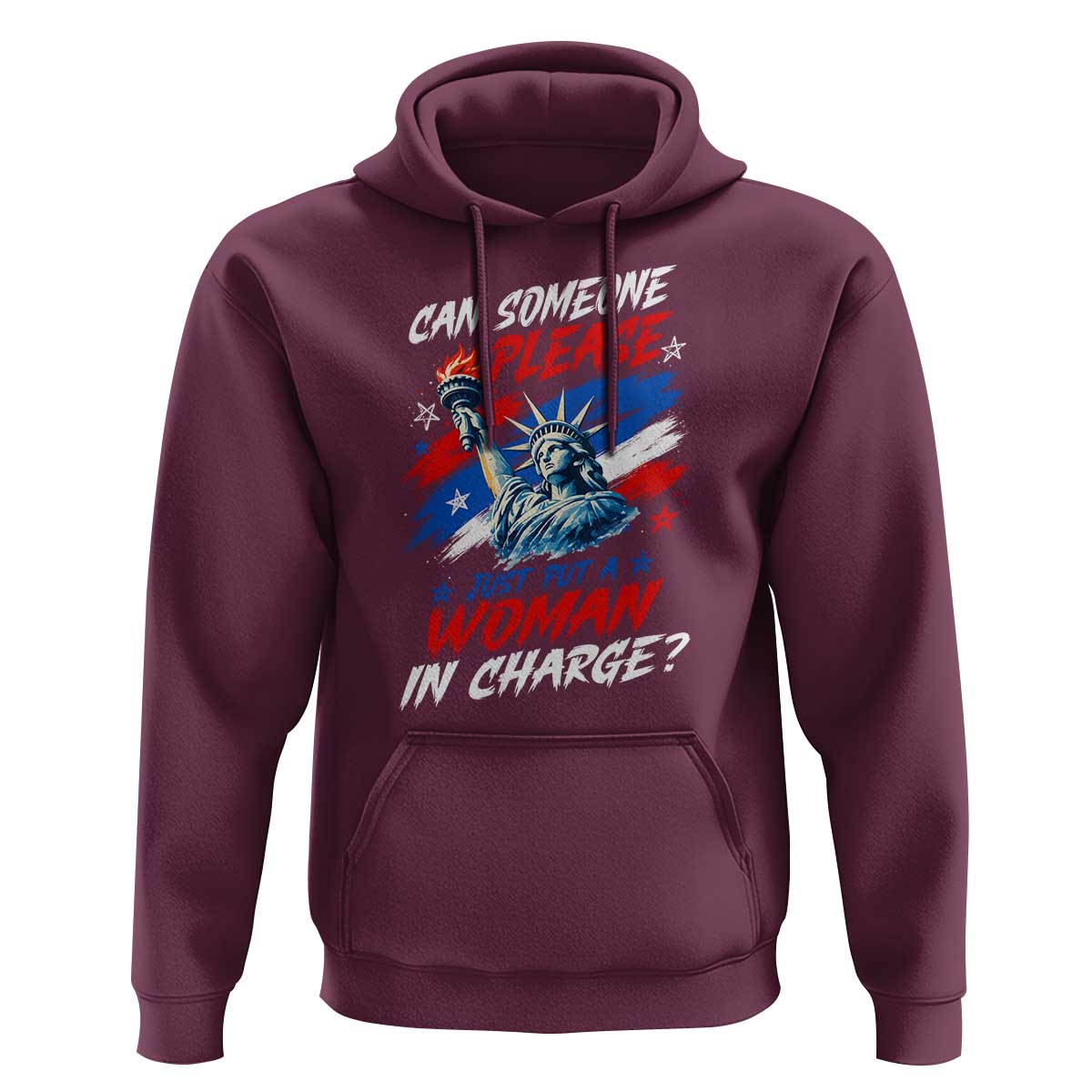 Can Someone Please Just Put A Woman in Charge Hoodie 4th of July Feminist