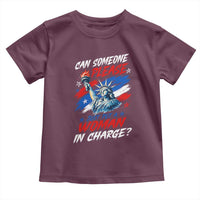 Can Someone Please Just Put A Woman in Charge Toddler T Shirt 4th of July Feminist