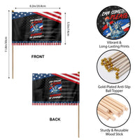 Can Someone Please Just Put A Woman in Charge Patriotic Handheld Flag 4th of July Feminist