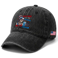 Just Here For The Fireworks Not The Fascism Washed Cotton Baseball Cap Funny Skeleton 4th of July